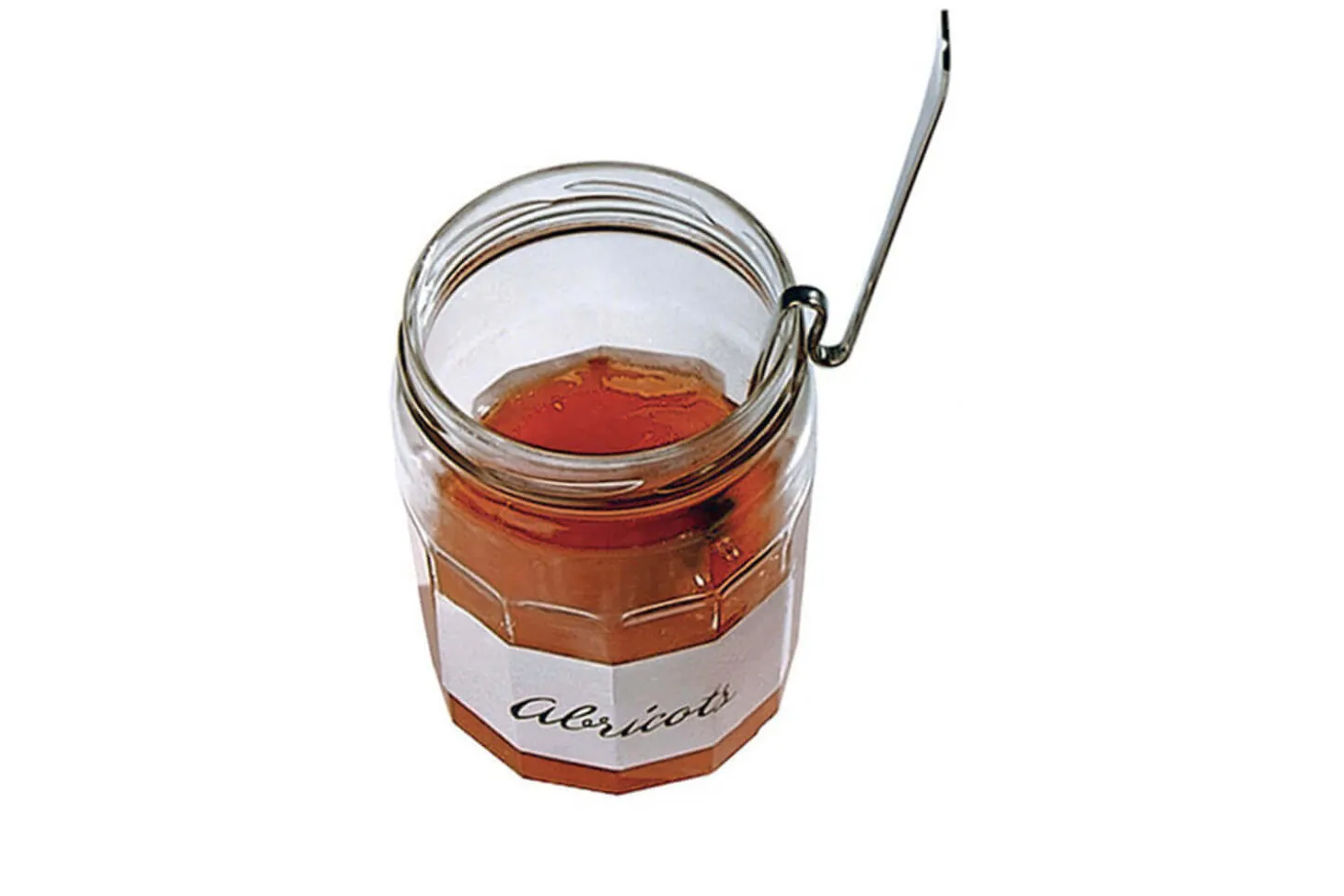 Cuillère à confiture coudée en inox