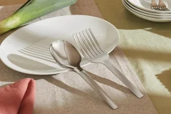 Cuillère de service Alessi Tibidabo tout acier inox design par Kristiina Lassus
