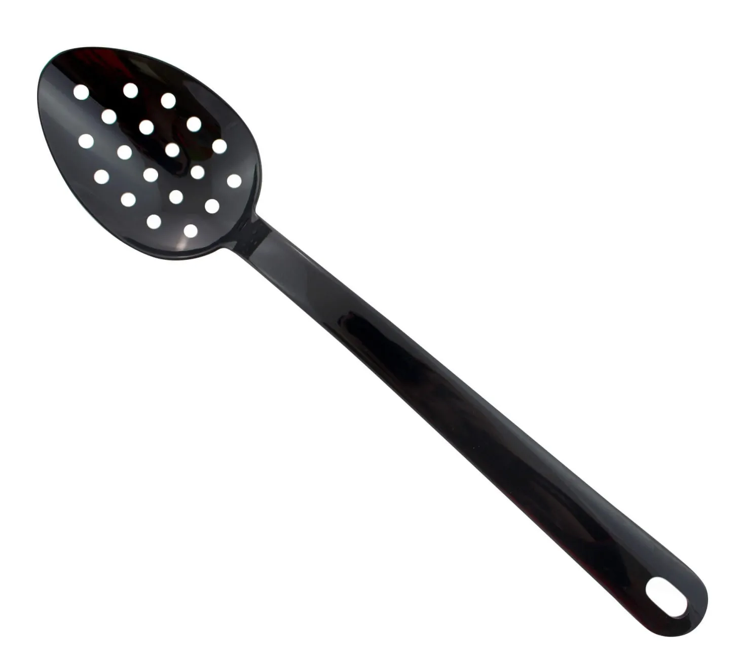 Cuillère de service perforée Exoglass® MATFER professionnelle noire 34cm