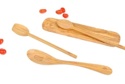 Cuillère à ragoût Bérard faite main en olivier 30cm