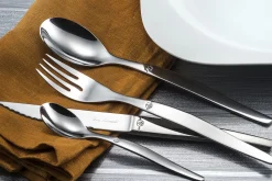 Cuillère à soupe Lou Laguiole Jet tout inox 20,7cm
