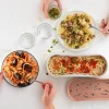 Cuiseur à pâtes rapide Lékué Quick Pasta en silicone platinum