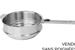 Cuit vapeur universel Cristel Strate Amovible en acier inox 18/10