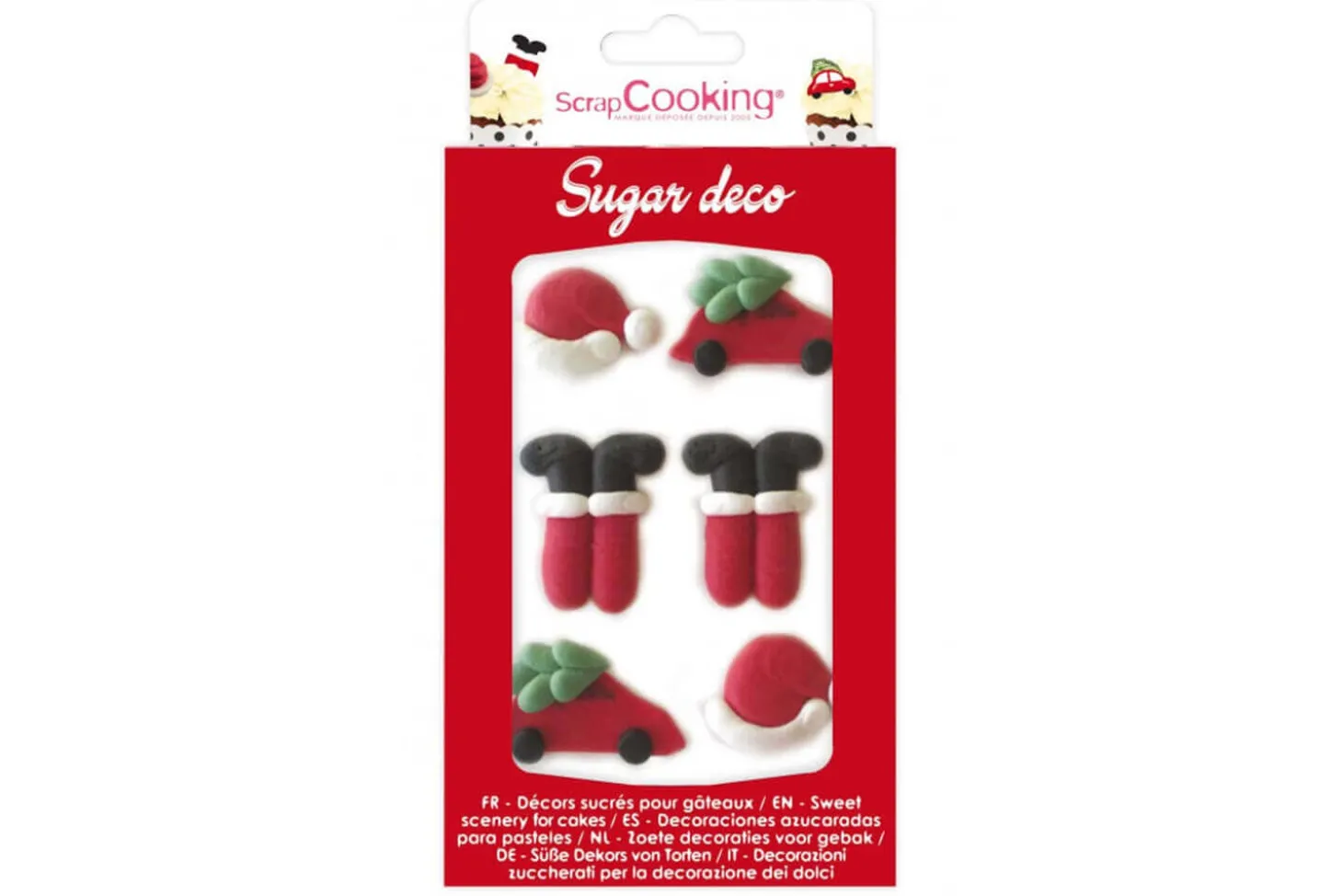 Décorations en sucre Scrapcooking - Père Noël
