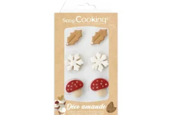 Décors en pâte d'amande Scrapcooking Hiver