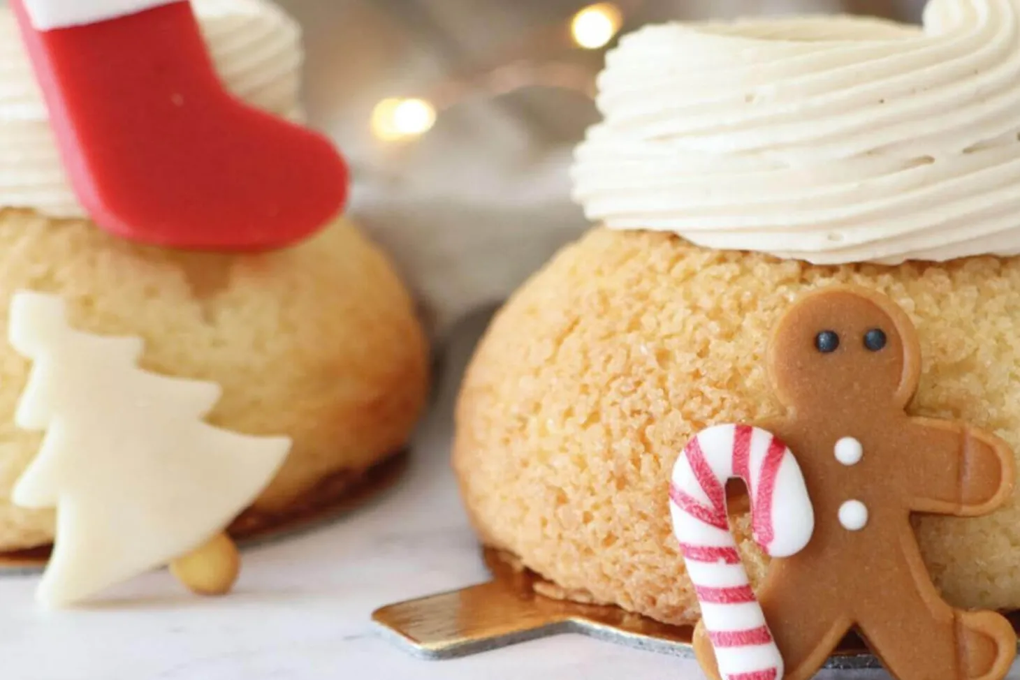 Décors Scrapccoking Sweet Xmas en pâte d'amande