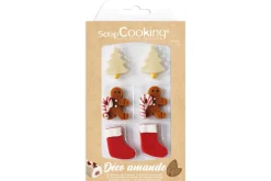 Décors Scrapccoking Sweet Xmas en pâte d'amande