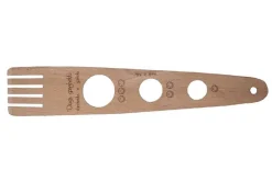 Doseur à spaghetti 2 en 1 en bois de hêtre 30cm