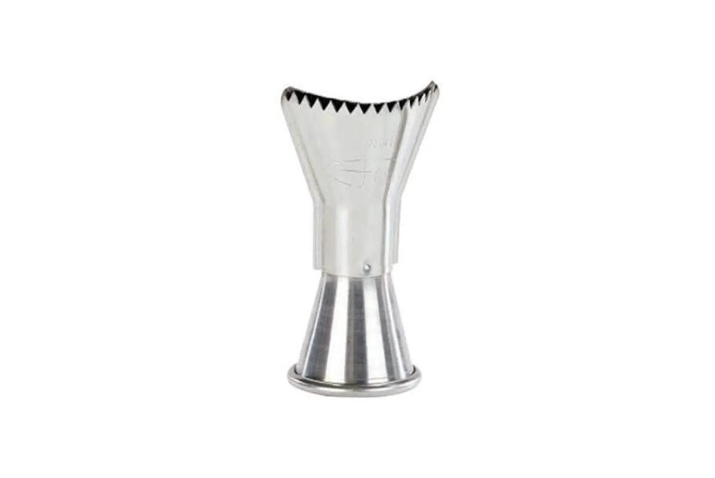Douille à bûche Express inox avec dents