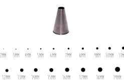 Douille unie De Buyer inox - De 2 à 20mm