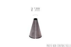 Douille unie De Buyer inox - De 2 à 20mm