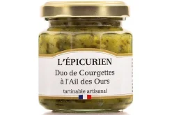 Duo de courgettes à l'ail des Ours artisanal L'Épicurien fabriqué en France 100g
