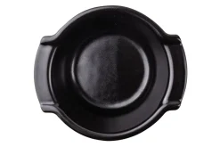 Duo ramequins Peugeot Appolia en céramique noir satin diamètre 11cm