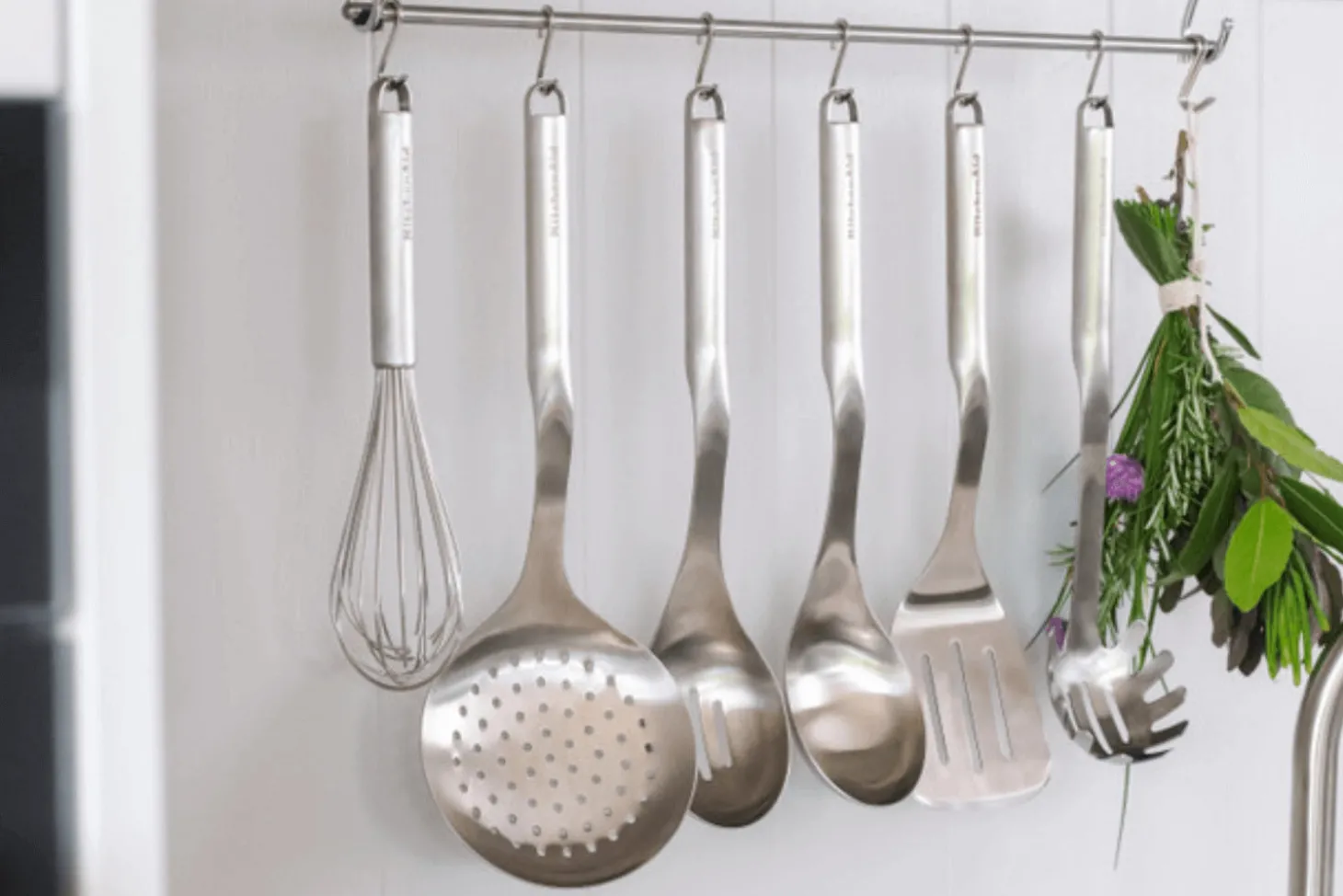 Ecumoire Kitchen Aid tout en acier inoxydable