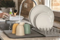 Egouttoir à vaisselle Guzzini Dry & Safe gris multifonction