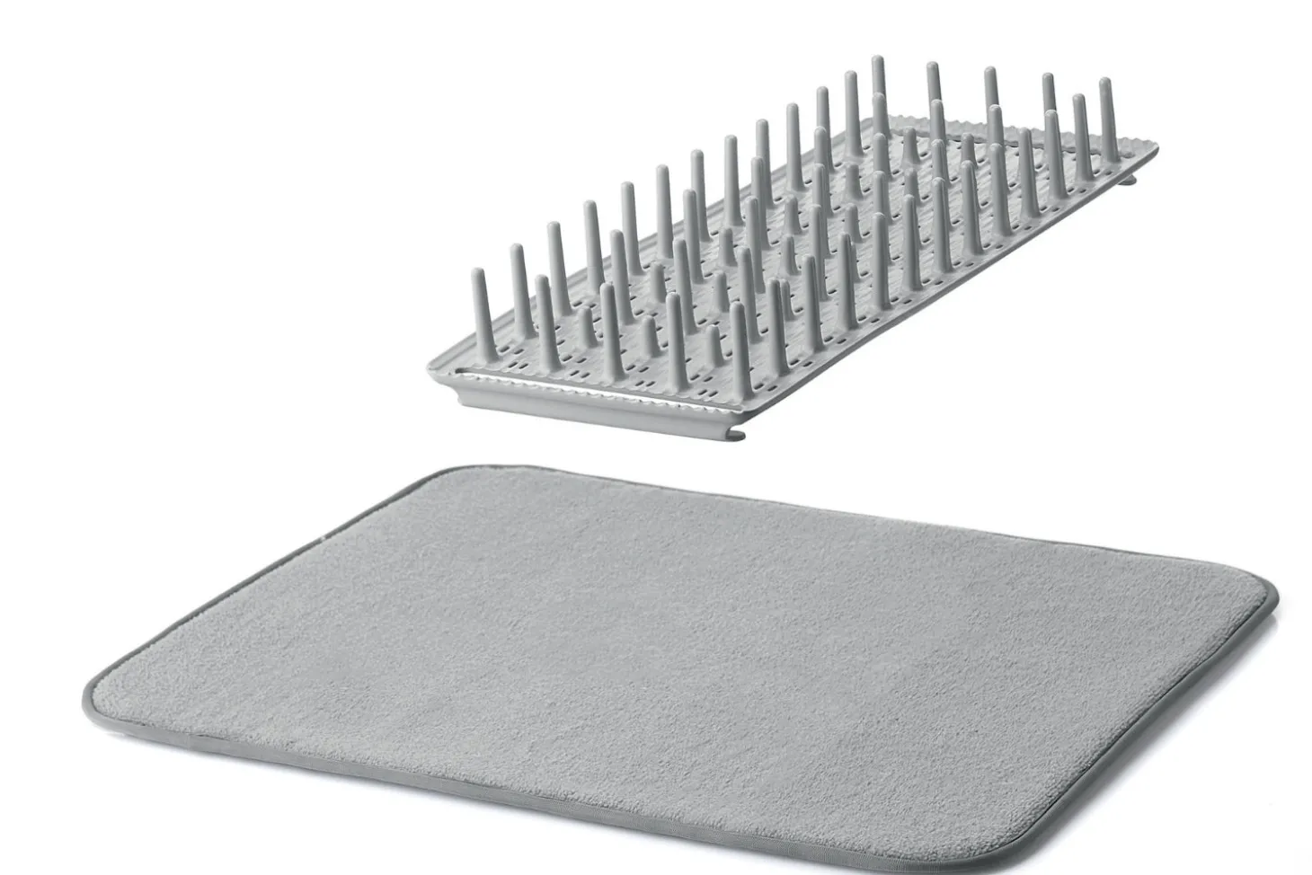 Egouttoir à vaisselle Guzzini Dry & Safe gris multifonction