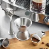 Entonnoir et doseur de café avec tasseur Gefu Conscio en acier inox 18/8