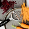 Eplucheur Microplane lame à julienne en acier inoxydable
