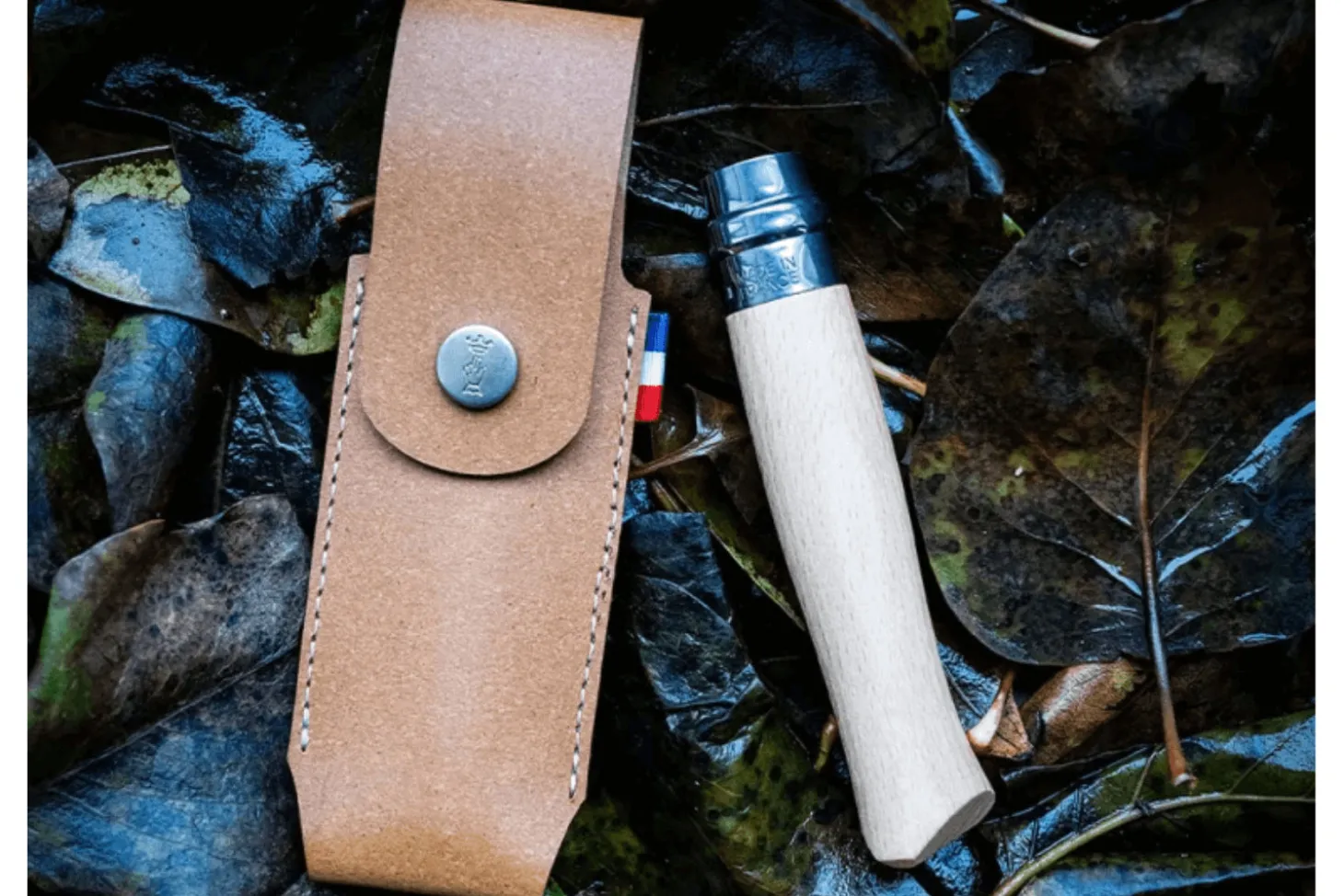 Etui simple Opinel collection France pour couteaux fermants N°07, N°08, N°09 et Effilé 8
