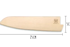 Etui Yaxell pour couteau de cuisine 25cm - Bois d'érable