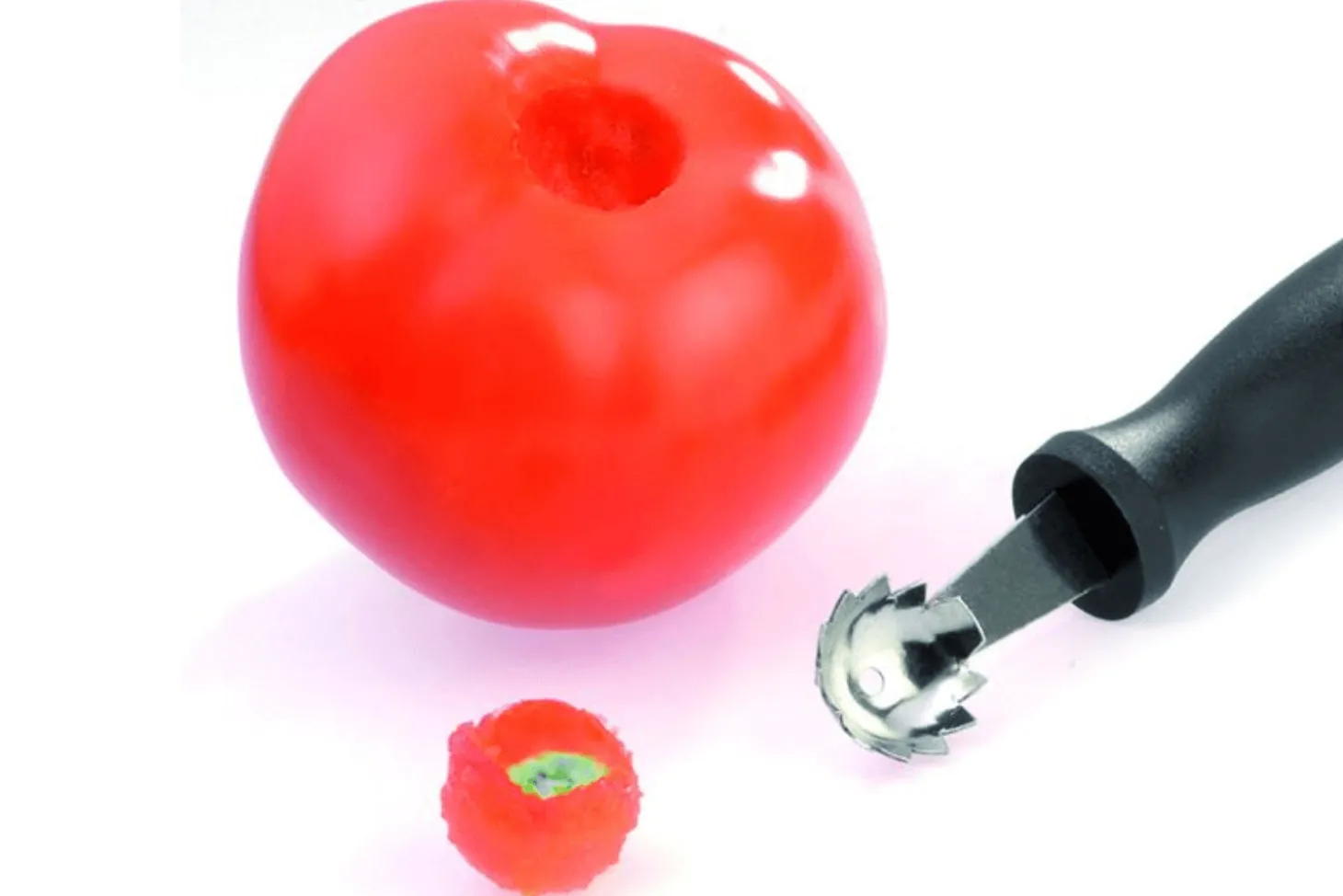 Evideur de tomates Westmark Gentle manche en polypropylène noir