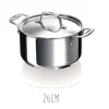 Faitout Beka Chef en inox avec couvercle