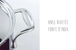 Faitout Beka Chef en inox avec couvercle