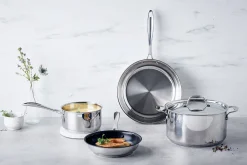 Faitout Beka Chef en inox avec couvercle