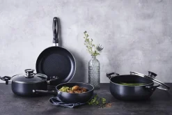 Faitout Beka Pro Induc revêtement céramique antiadhérent + couvercle en verre
