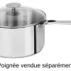 Faitout Cristel Casteline amovible en inox 5 plis