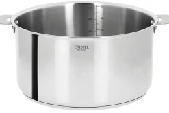 Faitout Cristel Casteline amovible en inox 5 plis