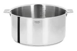 Faitout Cristel Casteline amovible en inox 5 plis