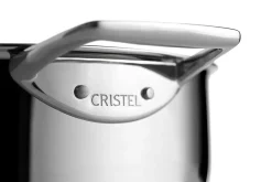 Faitout Cristel Castel'Pro en acier inoxydable 18/10 5 ply