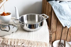 Faitout Cristel Castel'Pro en acier inoxydable 18/10 5 ply