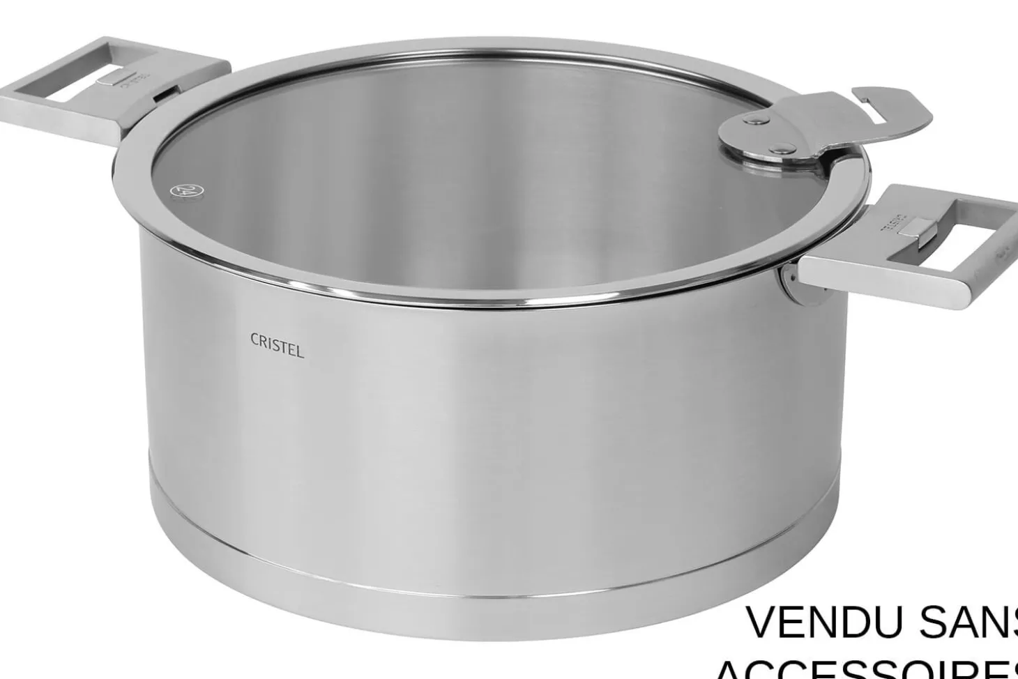Faitout Cristel Strate Amovible en acier inox 18/10
