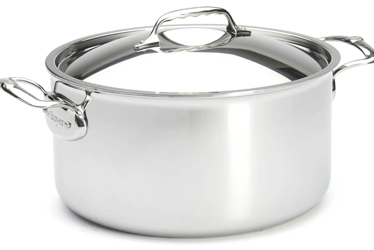 Faitout De Buyer Affinity en acier inoxydable 5 ply avec couvercle