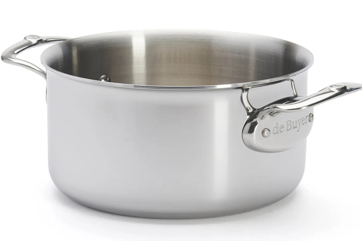 Faitout De Buyer Affinity en acier inoxydable 5 ply avec couvercle