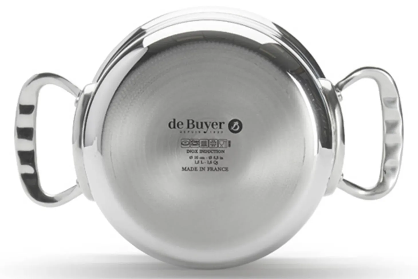 Faitout De Buyer Affinity en acier inoxydable 5 ply avec couvercle