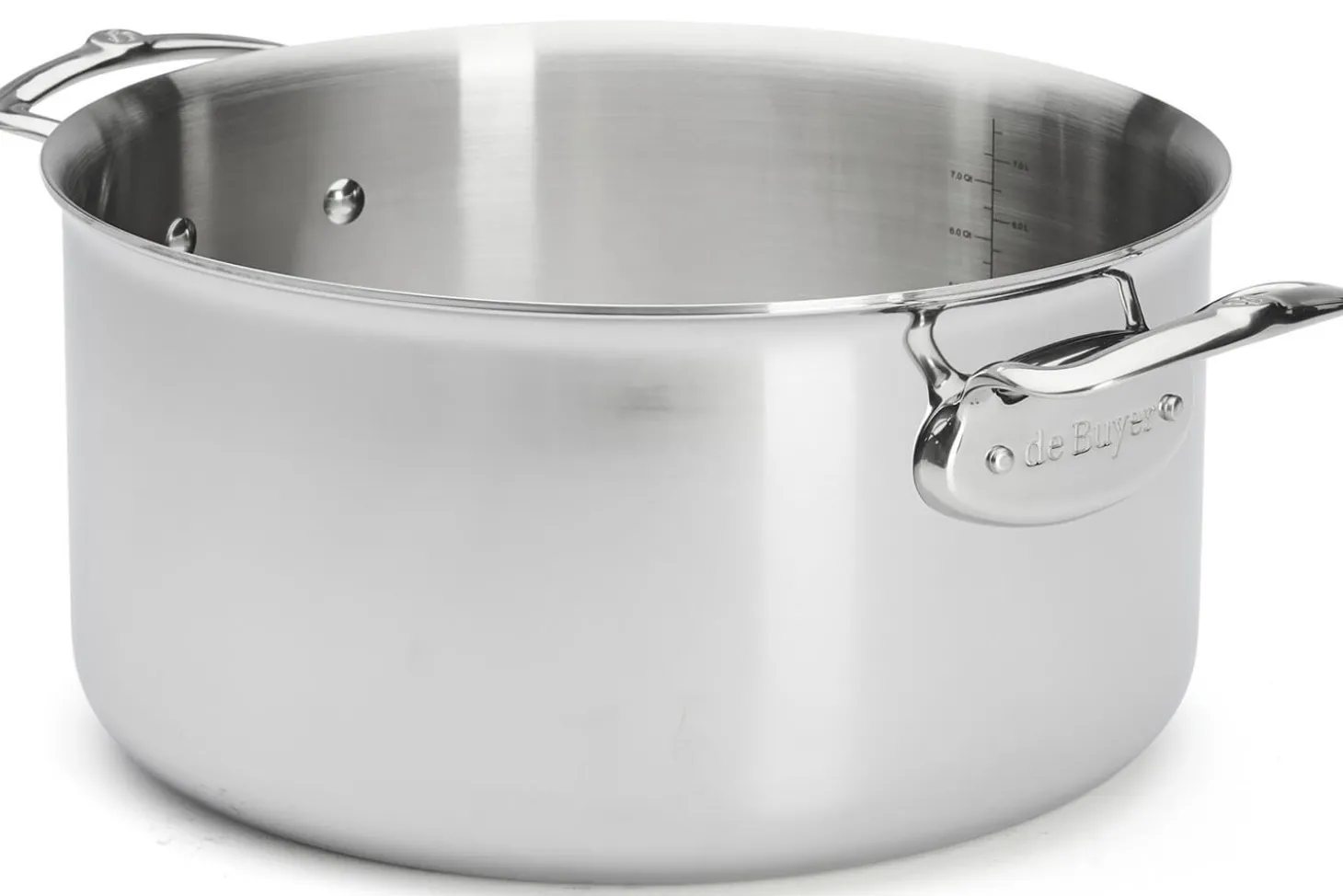 Faitout De Buyer Affinity en acier inoxydable 5 ply avec couvercle