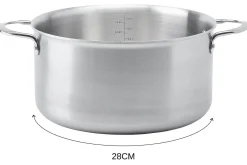 Faitout De Buyer Alchimy en inox 18/10 multicouches 3 plis