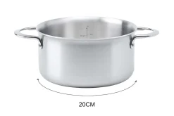 Faitout De Buyer Alchimy en inox 18/10 multicouches 3 plis