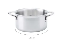 Faitout De Buyer Alchimy en inox 18/10 multicouches 3 plis