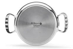 Faitout De Buyer Milady en acier inoxydable avec couvercle