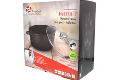Faitout en fonte Pradel Excellence Premium 36cm façon pierre tous feux/ induction