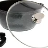 Faitout en fonte Pradel Excellence Premium 32cm façon pierre tous feux/ induction
