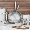 Faitout Tarmontina Grano en inox triple couche
