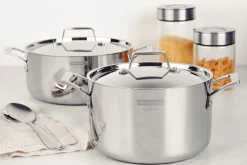 Faitout Tarmontina Grano en inox triple couche