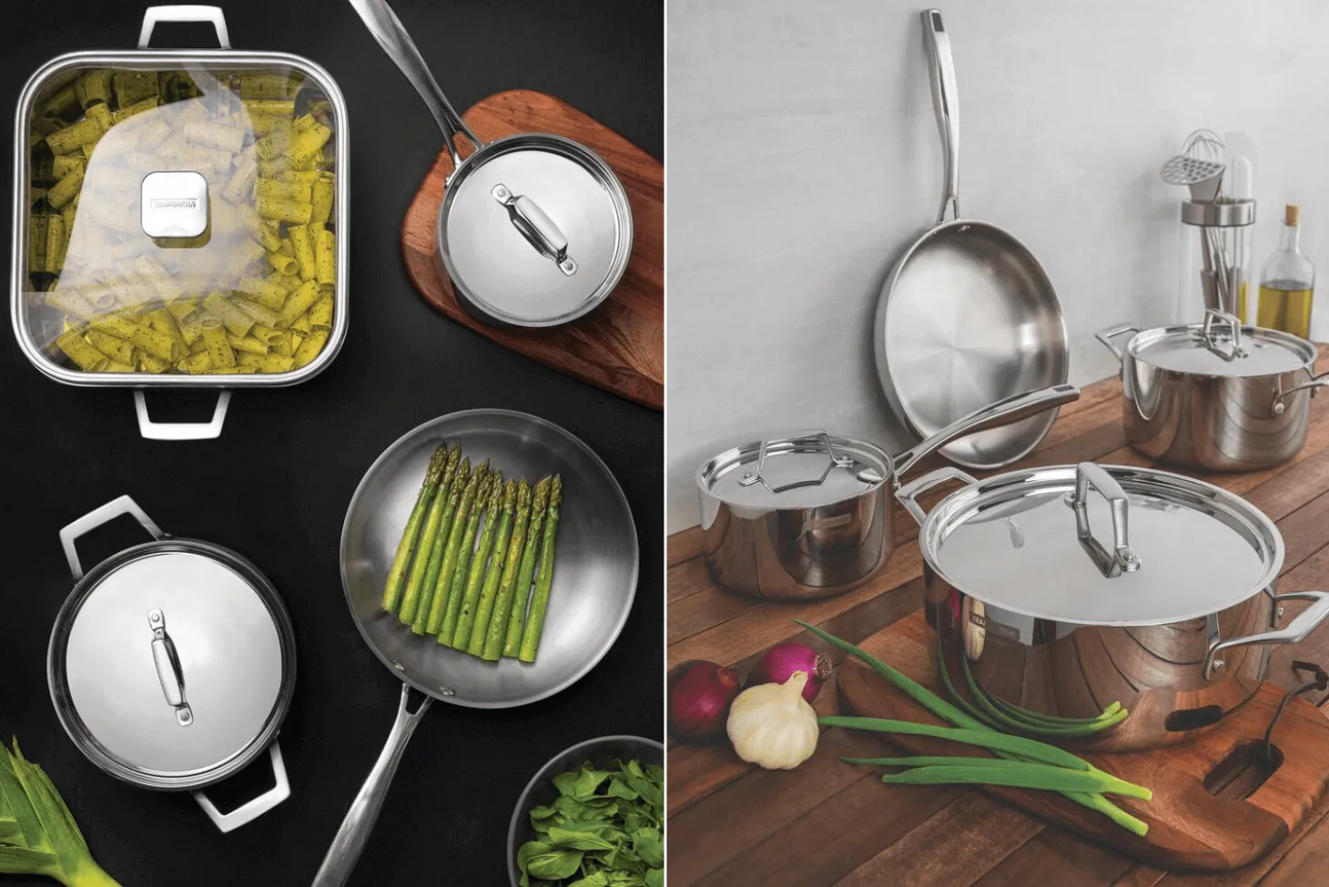 Faitout Tarmontina Grano en inox triple couche