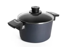 Faitout Woll Diamond Lite en fonte d'aluminium + couvercle en verre
