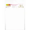 6 feuilles azyme striées blanches spécial nougat Scrapcooking